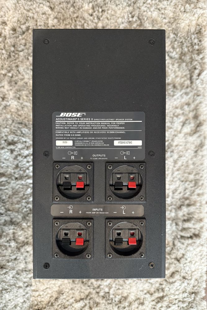 Bose acoustimass 5 com amplificador