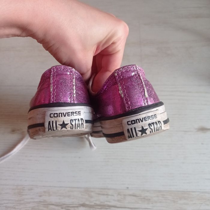 Trampki Converse brokatowe różowe rozmiar 30