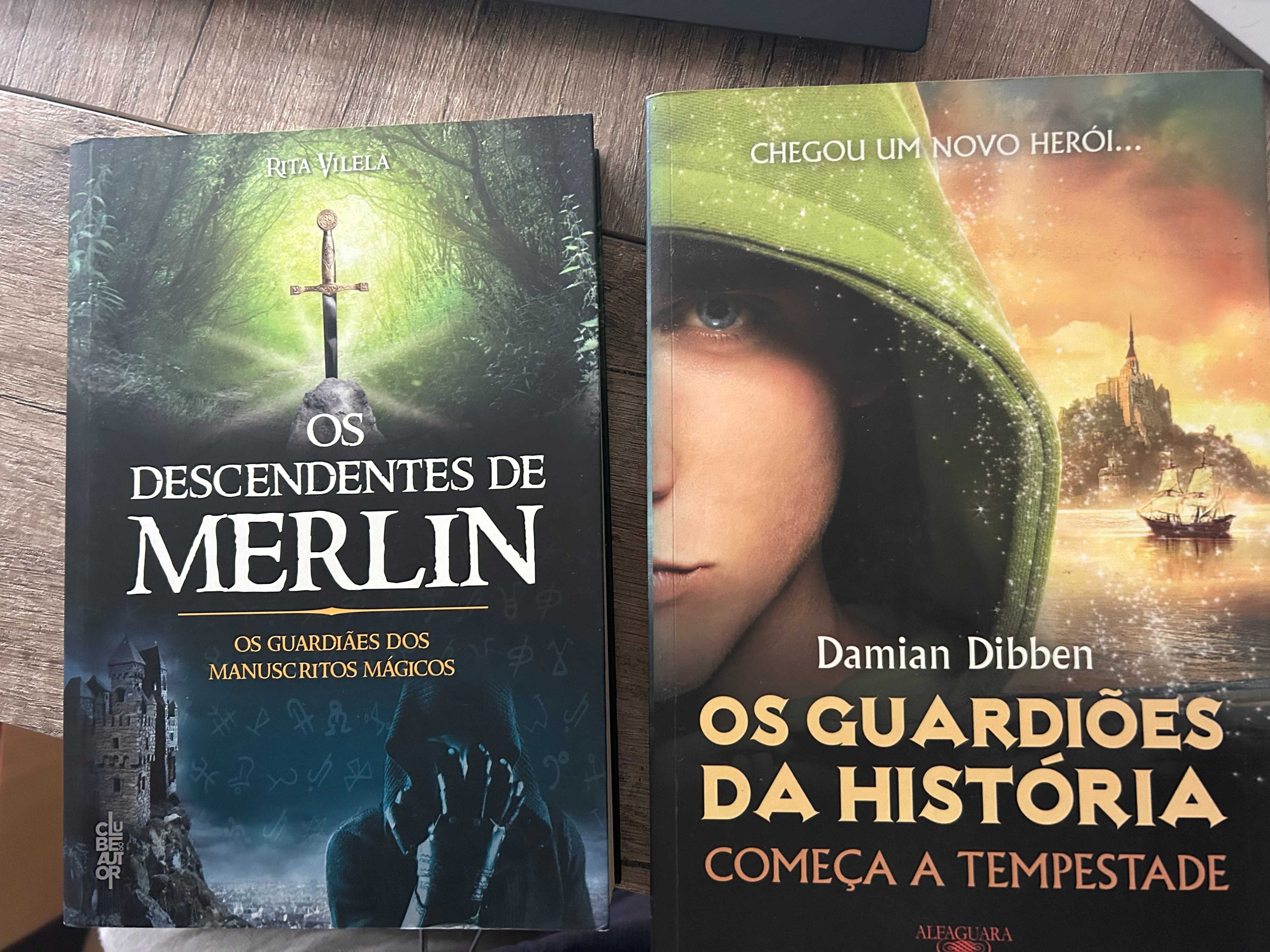 "Descendentes de Merlin" e "Os Guardiões da História"