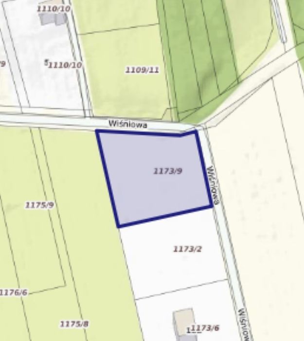 Działka budowlano-usługowa ,17 arów, Urzędów, ul Wiśniowa ,