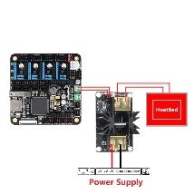 Модуль нагрева стола 3д принтера Lerdge x