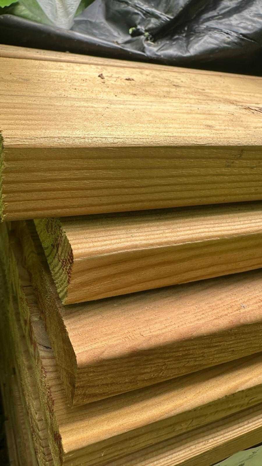 Deska tarasowa sosnowa impregnowana ciśnieniowo–28x120mm-Skład Drewna
