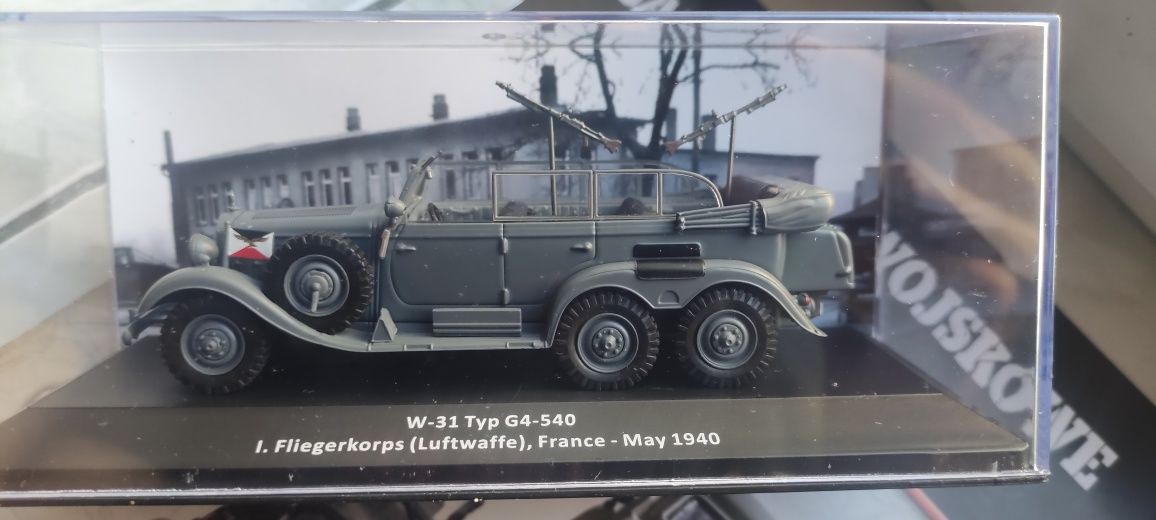 Samochody Wojskowe II Wojny Światowej nr1 Mercedes W31 Typ G4-540