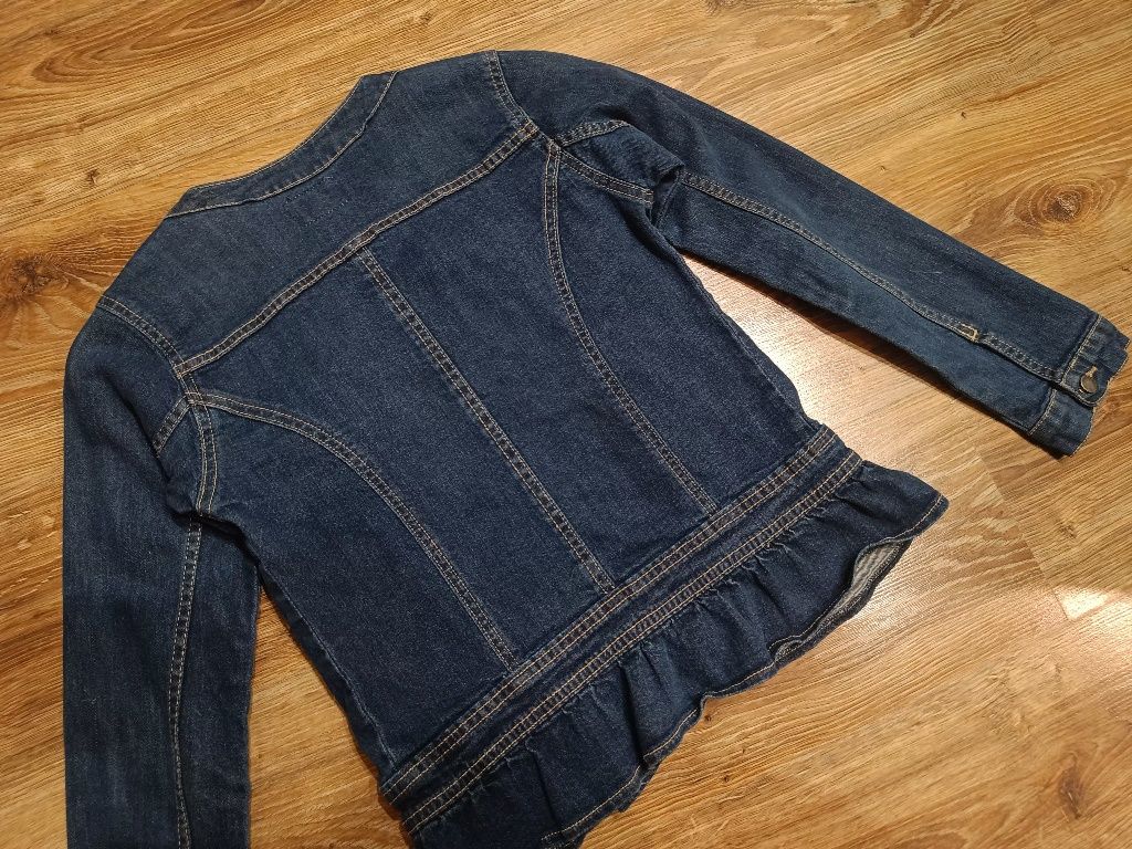 JASPER CONRAN JEANS kurtka dżinsowa granatowa  13 L 152/158