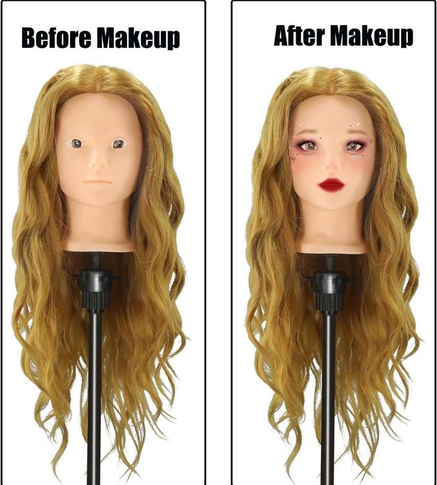 Główka Fryzjerska NOWA Jasne Włosy