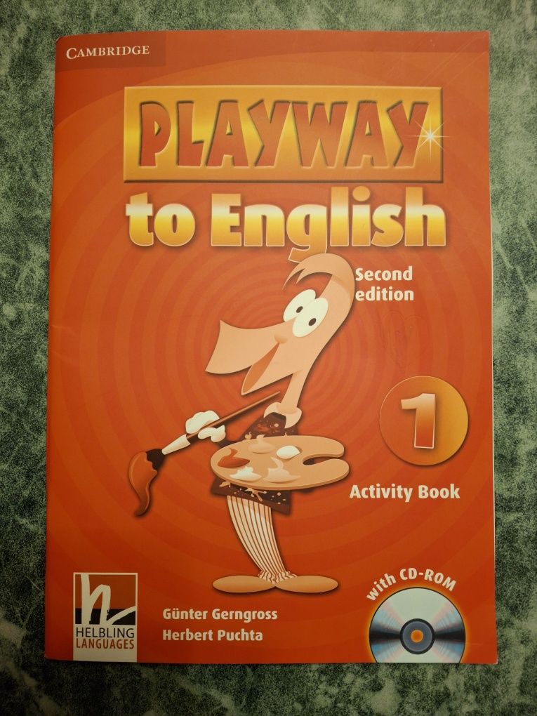Детская развивающая книга PLAYWAY to English + CDR диск.