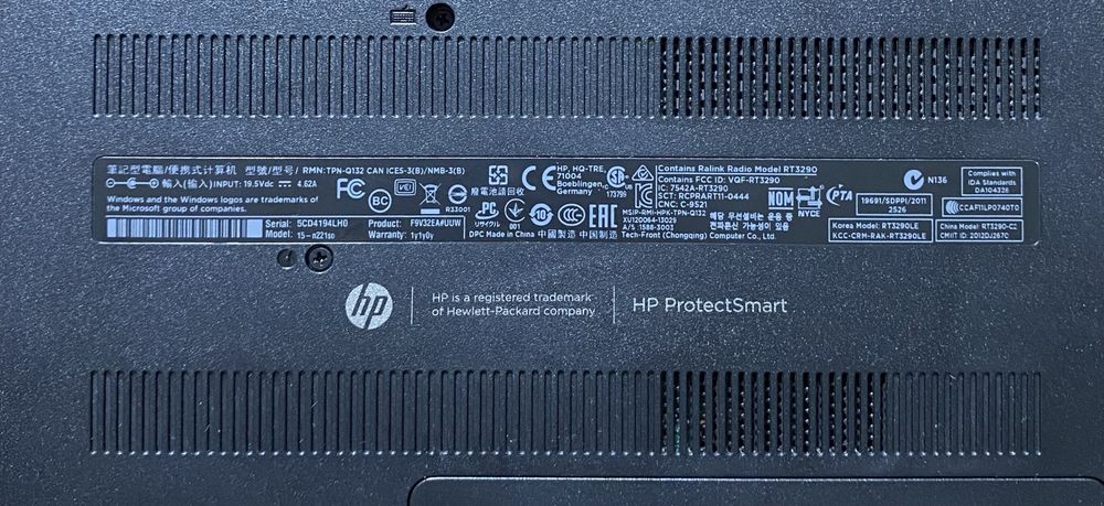 Ноутбук HP 15-n221so 15.6"/4GB RAM/1TB HDD! N1999