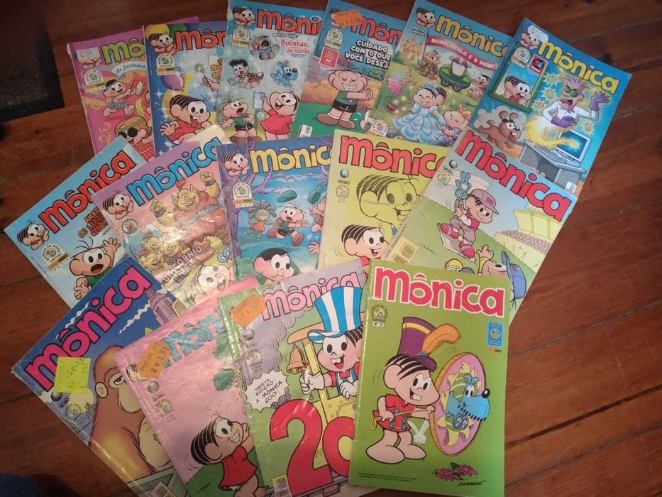 Livrinhos de BD da Mônica