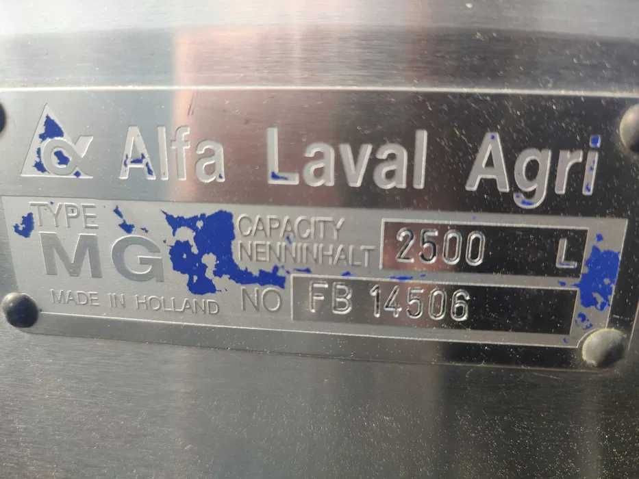 Schładzalnik Alfa Laval 2500 litrów