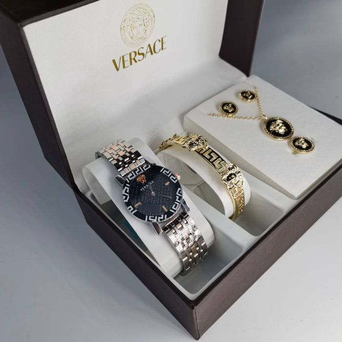 Conjunto relógio Versace