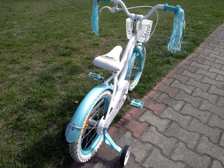 Rowerek dziecięcy dla dziewczynki 4-6 lat, 95-120cm wzrostu