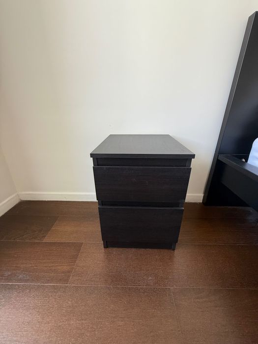 Ikea Malm Bed-Set, including Bedframe, 2 Drawers, 2 Nightstands