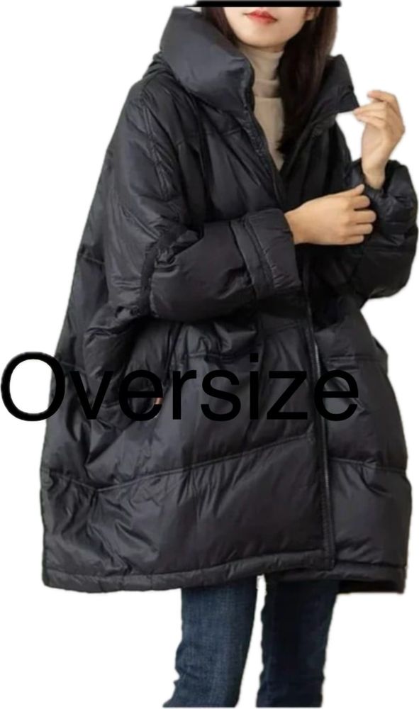 Kurtka puchowa oversize kolory S/M, L/XL
