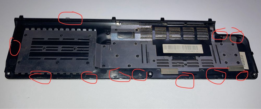 Zaślepka obudowy dolnej Acer eMachines D640 D730