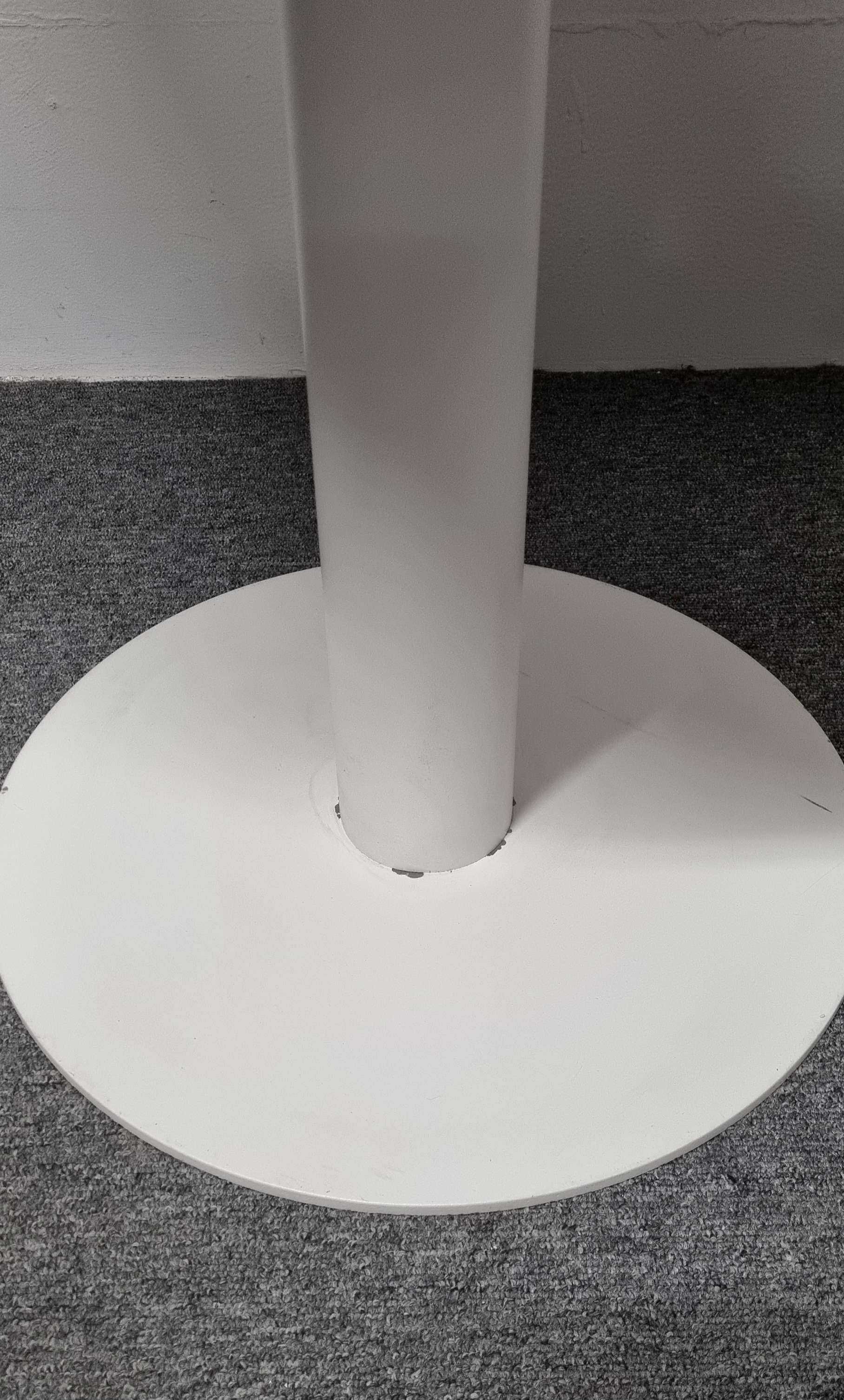 STOLIK konferencyjny / kawowy 80 cm- okrągły, na metalowej nodze