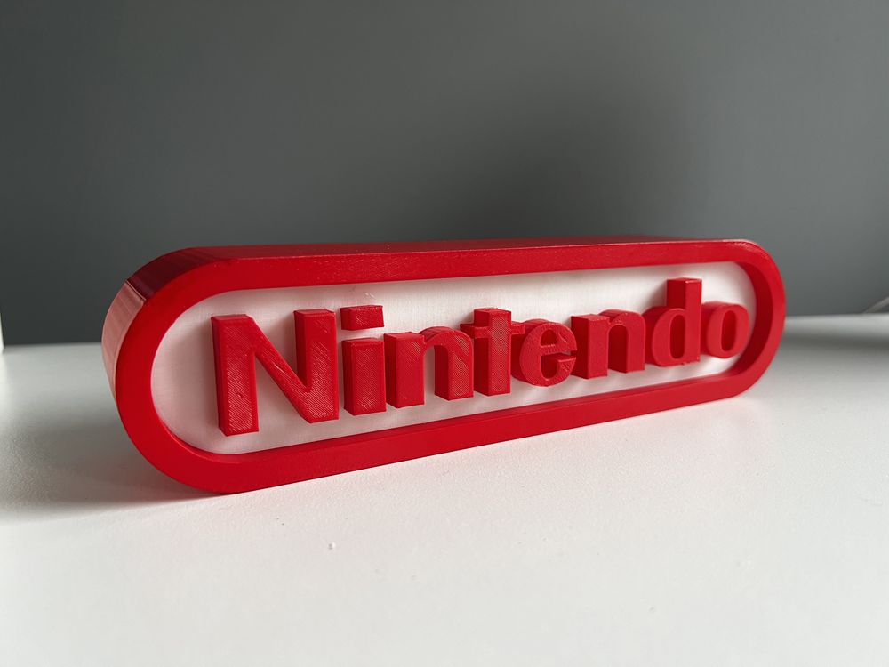 Logo Nintendo com LED