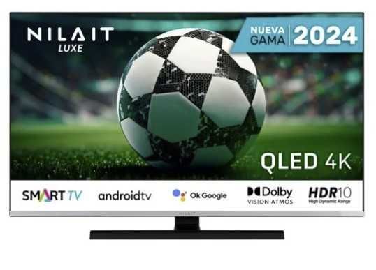 Smart TV Nilait Luxe NI-43UB8002S 43" QLED UltraHD 4K HDR10 - NOVA