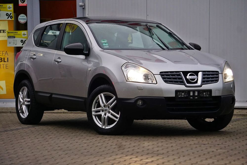 Nissan Qashqai 2.0B 140Ps Xenony Skóra Navi Panorama Klimatronik Niski PRZEBIEG 2 wł.