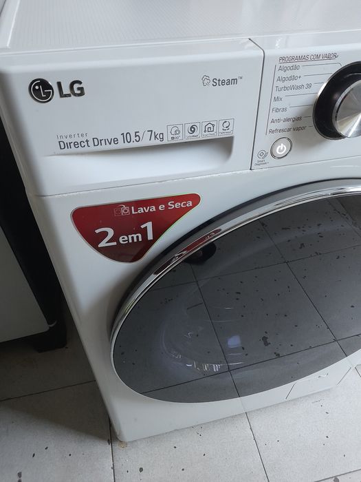 (Indisponivel) Maquina LG lavar/secar 10kg c.entrega