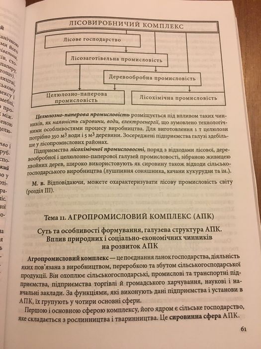 Економічна і соціальна географія посібник для абітурієнтів