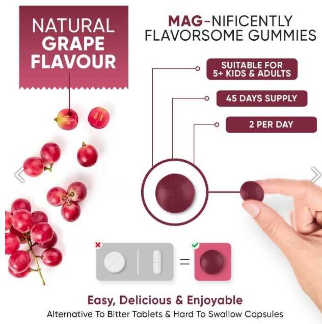 Магній у гамісах, 90 шт.,  Великобританія  (для дітей від 5р.)