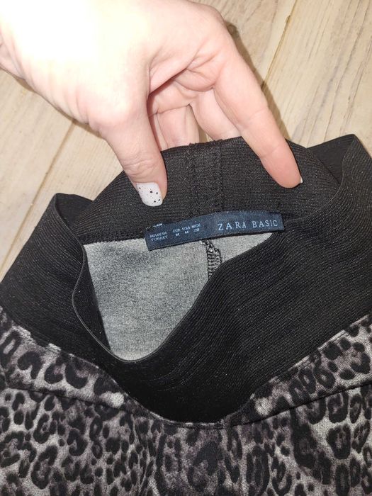 Леопардові лосини  ZARA, з утяжкою, розмір М