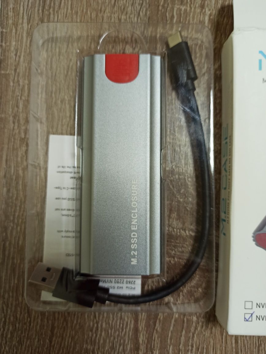 M2 NVME SSD case кейс перехідник адаптер
