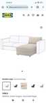 Módulo NOVO Chaise-longue VIMLE IKEA