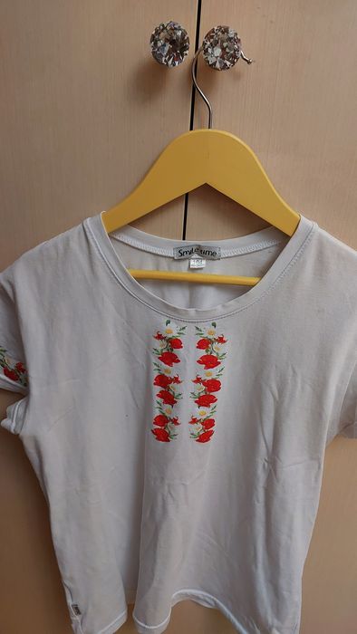 Вышиванка-футболка, рост 164 см