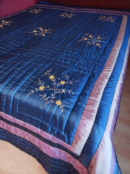 Nakładka na łóżko koc pled nakrycie narzuta  stan idealny jak nowa