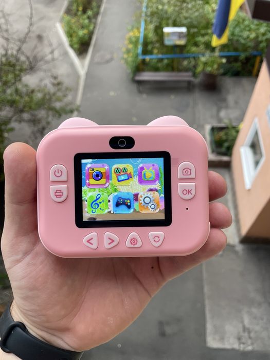 КРАЩА ЯКІСТЬ, Дитячий фотоапарат миттєвого друку Hoco, міні принтер