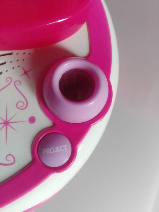 Relógio digital Disney Cinderela com projetor de hora no tecto e rádio