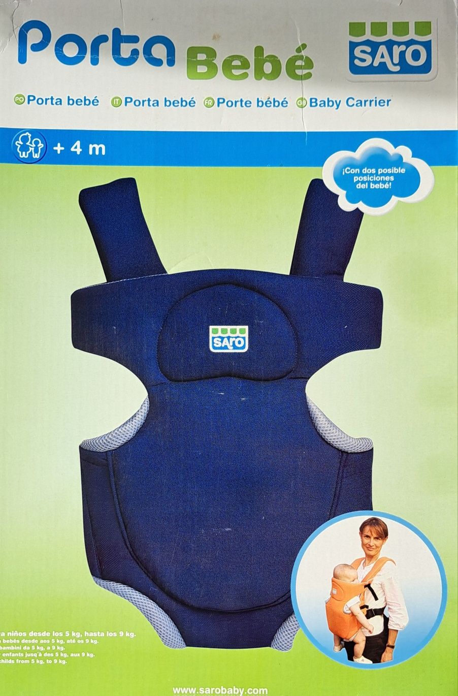 Porta bebé - marsupio Saro