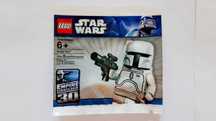 Lego Star Wars 285_3835 Boba Fett White Prototype polybag selado