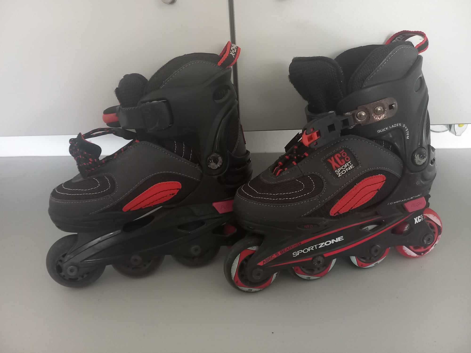 Patins usados + acessorios