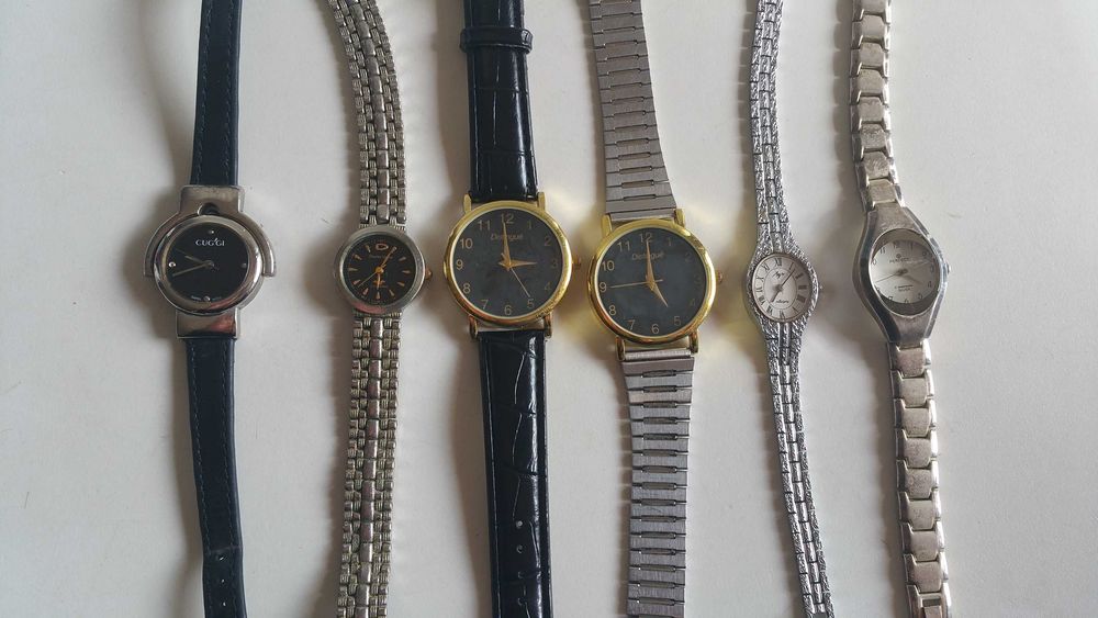 Zestaw starych zegarków 6szt.