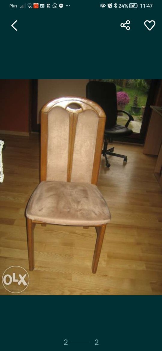 Krzesła 6 sztuk. Używane