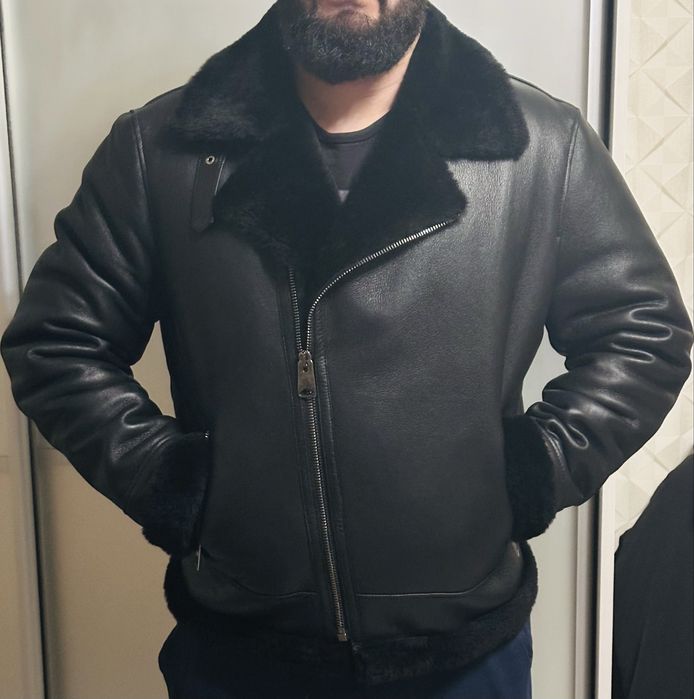 Натуральная дубленка мужская