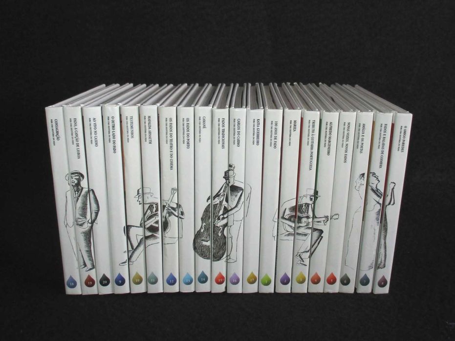 Colecção O Fado do Público 20 Livros com CDs - Completa