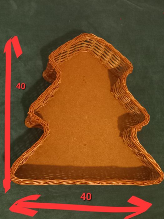 Kosz wiklinowy, 3 szt