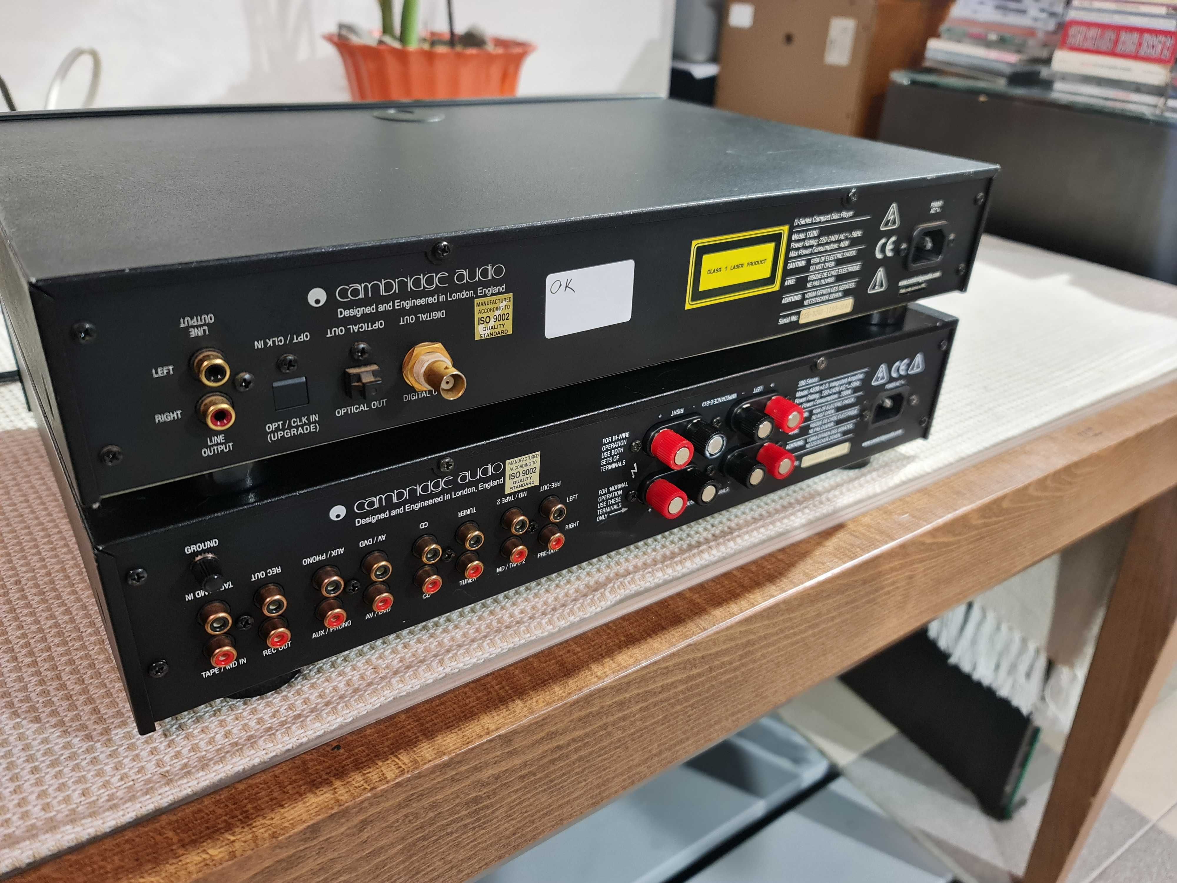 Англійська двійка Cambridge Audio A300 + Cambridge Audio D300