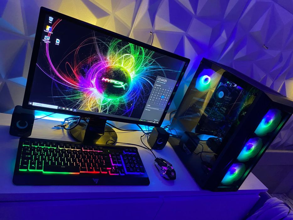 Komputer do gier cały zestaw gamingowy I5 GTX1050 8gb 120ssd 1000hdd