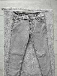 Szare spodnie jeansowe damskie Espy Life S