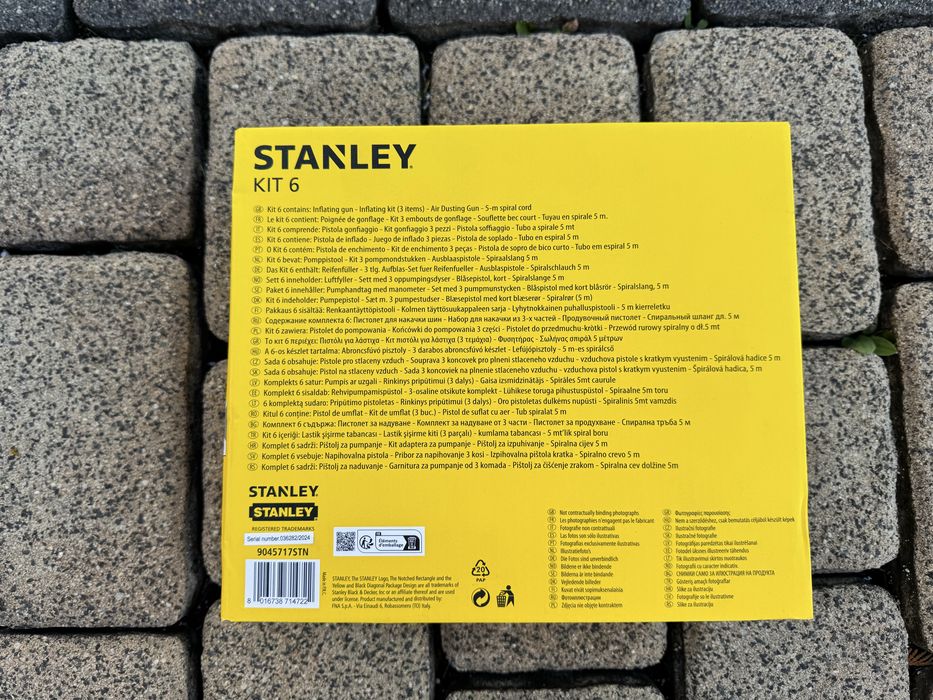 Zestaw Stanley Kit 6 do kompresora