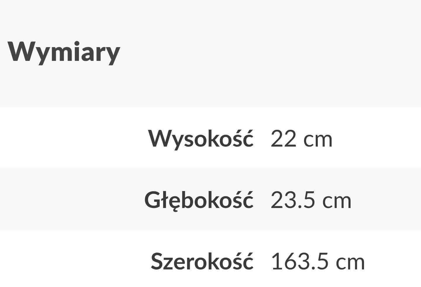 Sprzedam półkę VERO