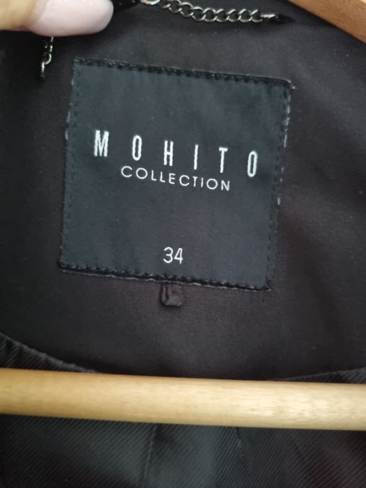 Płaszcz czarny Mohito 34/36