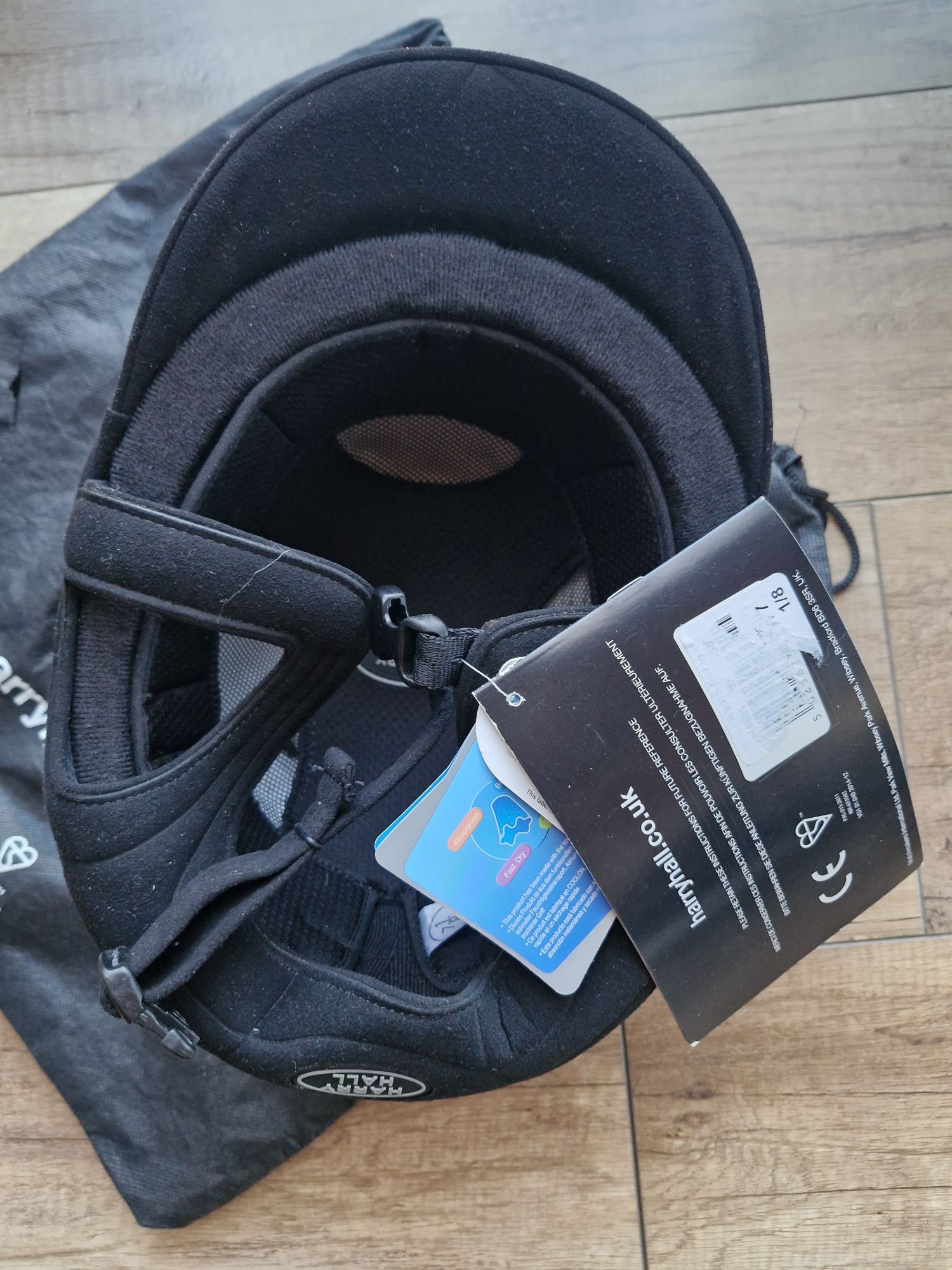 Kask jeździecki toczek Harry Hall nowy z metkami