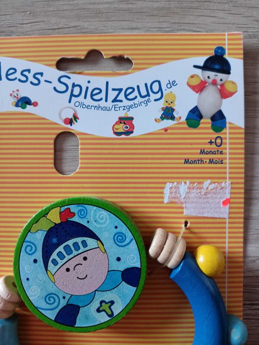 Grzechotka drewniana z firmy Hess Spielzeug