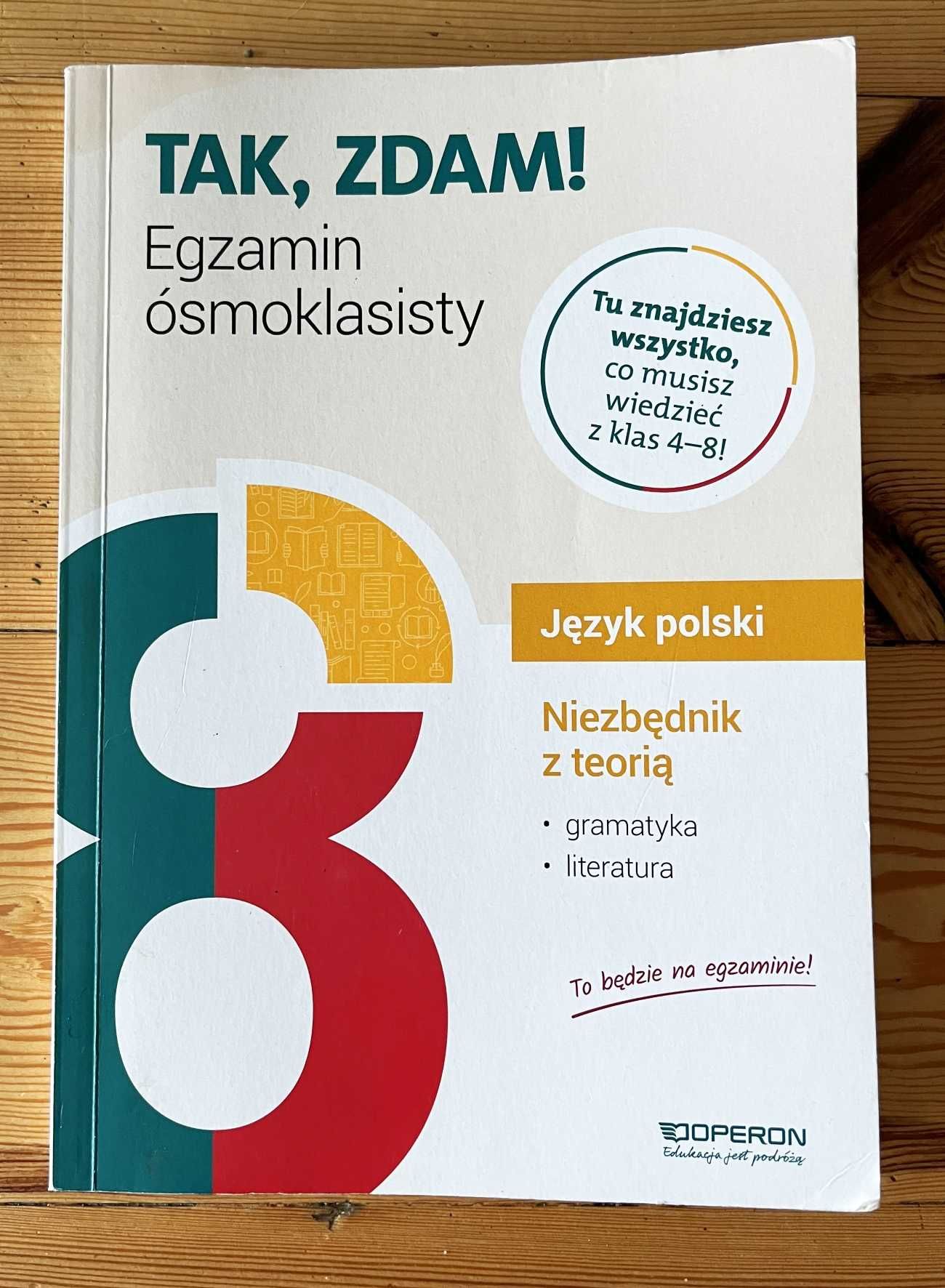 Tak zdam egzamin ósmoklasisty język polski Operon