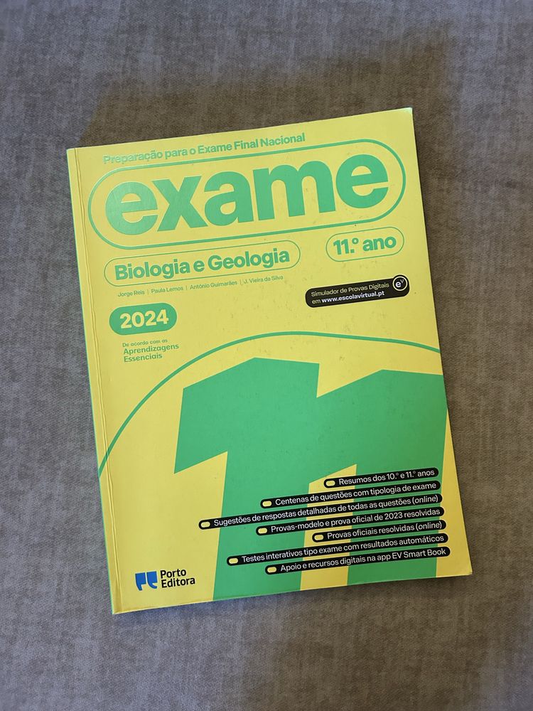 Livro de Exame – Biologia e Geologia 2024 | Porto Editora